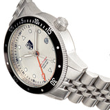 Three Leagues Grey Bracelet Watch w/Date - Black/Silver - TLW3L201
