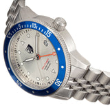 Three Leagues Grey Bracelet Watch w/Date - Blue/Silver - TLW3L202